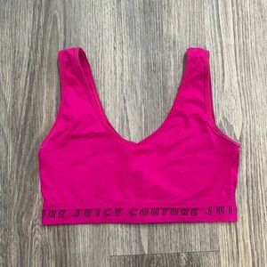 Juicy Couture Fuchsia Sports Bra